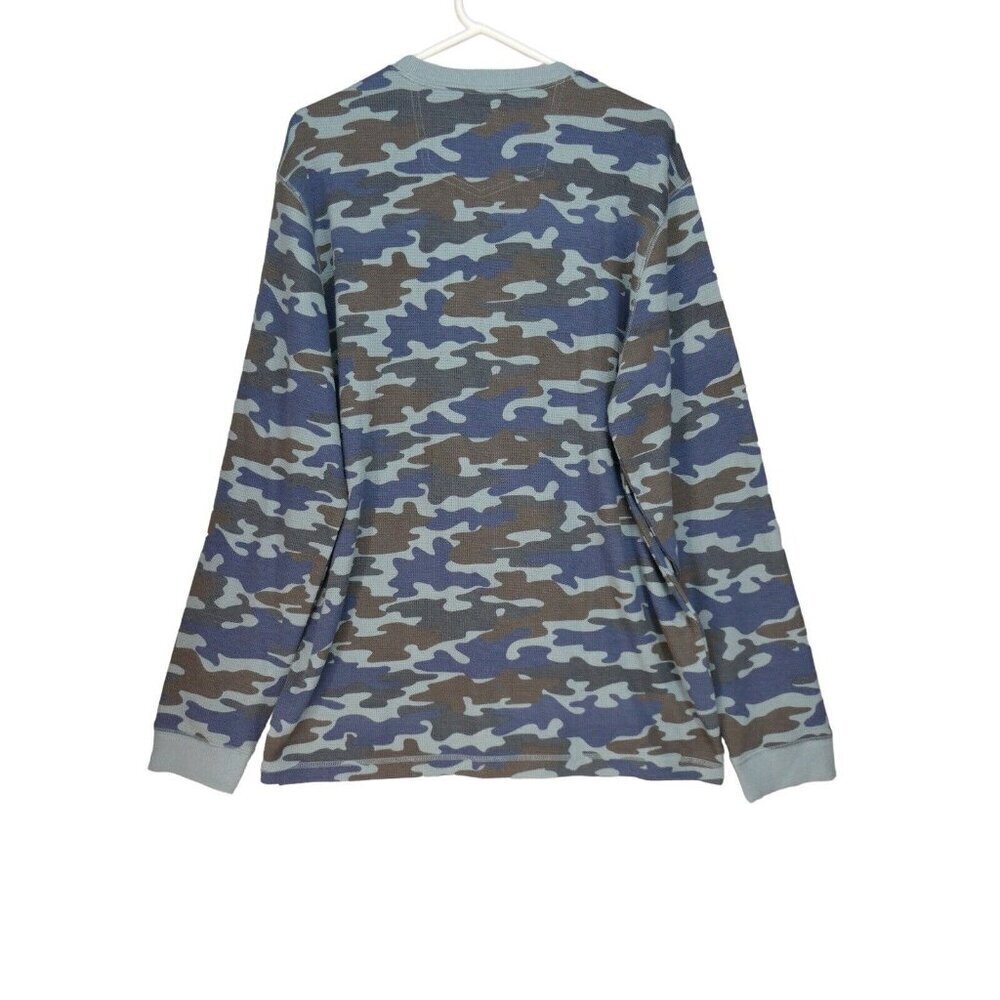Eddie Bauer Long Sleeve Camo Quartz‎ Trail Thermal Shirt Men Tall L Camouflage - Picture 2 of 11